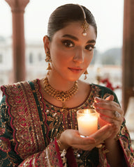 Gulaal Unstitched 3 Piece Wedding Suit-Dilara Embroidered Silk 3-Piece Suit WU-06