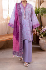 Zellbury Unstitched 3 Piece Digital Printed Lawn Collection'2024-WU-062