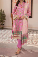 Zellbury Unstitched 3 Piece Digital Printed & Emb Lawn Vol-03 Collection'2024-WU-070