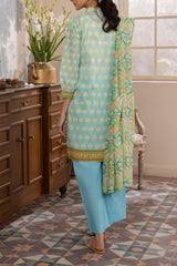 Zellbury Unstitched 3 Piece Digital Printed Lawn Collection'2024-WU-079