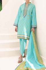 Zellbury Unstitched 3 Piece Digital Printed & Emb Lawn Vol-03 Collection'2024-WU-191