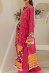 Zellbury Unstitched 3 Piece Digital Printed & Emb Lawn Vol-03 Collection'2024-WU-210