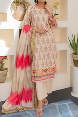 Zellbury Unstitched 3 Piece Digital Printed & Emb Lawn Vol-03 Collection'2024-WU-222