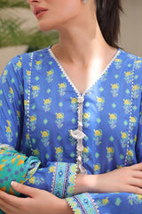 Zellbury Unstitched 3 Piece Digital Printed & Emb Lawn Vol-03 Collection'2024-WU-228