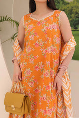 Zellbury Unstitched 3 Piece Digital Printed & Emb Lawn Vol-03 Collection'2024-WU-243