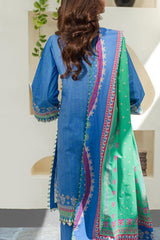 Zellbury Unstitched 3 Piece Digital Printed & Emb Lawn Vol-03 Collection'2024-WU-248