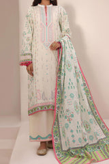 Zellbury Unstitched 3 Piece Digital Printed & Emb Lawn Vol-03 Collection'2024-WU-254