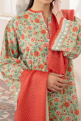 Zellbury Unstitched 3 Piece Emb & Printed Lawn Collection'2024-WU-625