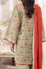 Zellbury Unstitched 3 Piece Emb & Printed Lawn Collection'2024-WU-625