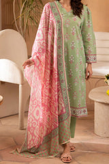 Zellbury Unstitched 3 Piece Emb & Printed Lawn Collection'2024-WU-636