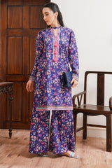 Zellbury Unstitched 2 Piece Digital Printed & Embroidered Cambric Collection'2024-WU-012