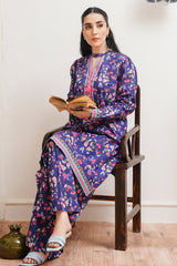 Zellbury Unstitched 2 Piece Digital Printed & Embroidered Cambric Collection'2024-WU-012