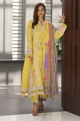 Zellbury Unstitched 3 Piece Digital Printed & Embroidered Cambric Collection'2024-WU-080