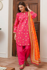 Zellbury Unstitched 3 Piece Digital Printed & Embroidered Cambric Collection'2024-WU-130