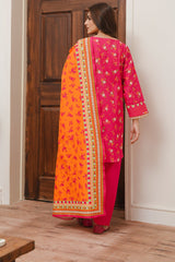 Zellbury Unstitched 3 Piece Digital Printed & Embroidered Cambric Collection'2024-WU-130