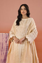 Zellbury Unstitched 3 Piece Dyed Cotton Suit-WUC-0057