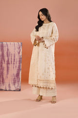 Zellbury Unstitched 3 Piece Dyed Cotton Suit-WUC-0057
