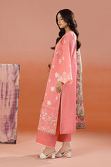 Zellbury Unstitched 3 Piece Dyed Cotton Suit-WUC-0058