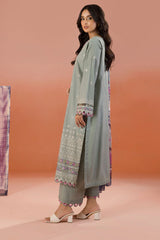 Zellbury Unstitched 3 Piece Dyed Cotton Suit-WUC-0060