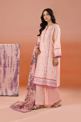 Zellbury Unstitched 3 Piece Dyed Cotton Collection'2025-WUC-0062