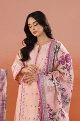 Zellbury Unstitched 3 Piece Dyed Cotton Collection'2025-WUC-0062