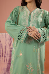 Zellbury Unstitched 3 Piece Dyed Cotton Suit-WUC-0063