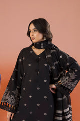 Zellbury Unstitched 3 Piece Dyed Cotton Suit-WUC-0065