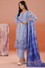 Zellbury Unstitched 3 Piece Dyed Cotton Suit-WUC-0068
