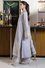 Zellbury Unstitched 3 Piece Chikankari Cotton Vol-04 Suit-WUC-0069