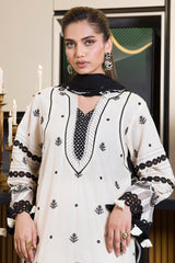 Zellbury Unstitched 3 Piece Chikankari Cotton Vol-04 Suit-WUC-0071