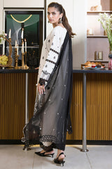 Zellbury Unstitched 3 Piece Chikankari Cotton Vol-04 Suit-WUC-0071