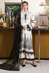 Zellbury Unstitched 3 Piece Chikankari Cotton Vol-04 Suit-WUC-0071