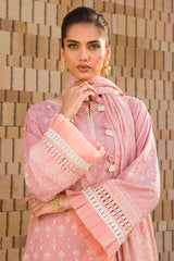 Zellbury Unstitched 3 Piece Chikankari Cotton Vol-04 Suit-WUC-0072