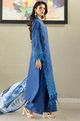 Zellbury Unstitched 3 Piece Chikankari Cotton Vol-04 Suit-WUC-0076