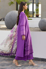 Zellbury Unstitched 3 Piece Chikankari Cotton Vol-04 Suit-WUC-0077