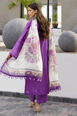Zellbury Unstitched 3 Piece Chikankari Cotton Vol-04 Suit-WUC-0077