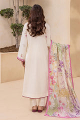 Zellbury Unstitched 3 Piece Lawn Vol-03 Suit-WUC25E30210