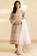 Zellbury Unstitched 3 Piece Lawn Suit-WUC-34008