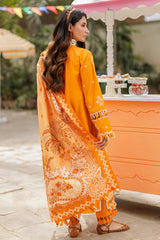 Zellbury Unstitched 3 Piece Chikankari Cotton Suit-WUC25E34017