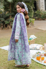 Zellbury Unstitched 3 Piece Chikankari Cotton Suit-WUC25E34021