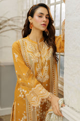 Zellbury Unstitched 3 Piece Chikankari Cotton Suit-WUC25E34032