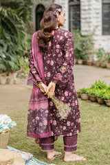 Zellbury Unstitched 3 Piece Chikankari Cotton Suit-WUC25E34040