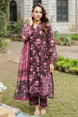 Zellbury Unstitched 3 Piece Chikankari Cotton Suit-WUC25E34040