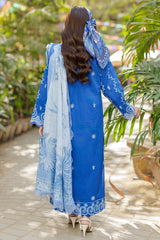 Zellbury Unstitched 3 Piece Chikankari Cotton Suit-WUC25E34043
