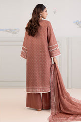 Zellbury Unstitched 3 Piece Lawn Vol-04 Suit-WUS-0195