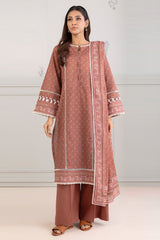 Zellbury Unstitched 3 Piece Lawn Vol-04 Suit-WUS-0195