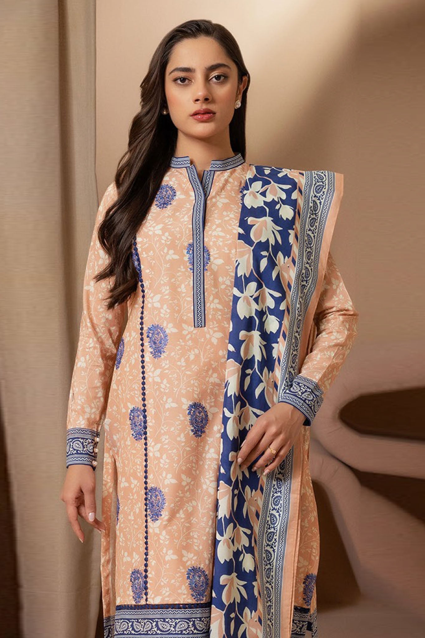 Zellbury Unstitched 3 Piece Lawn Vol-04 Collection'2025-WUS-0212