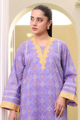Zellbury Unstitched 2 Piece Lawn Vol-06 Suit-WUS-0306