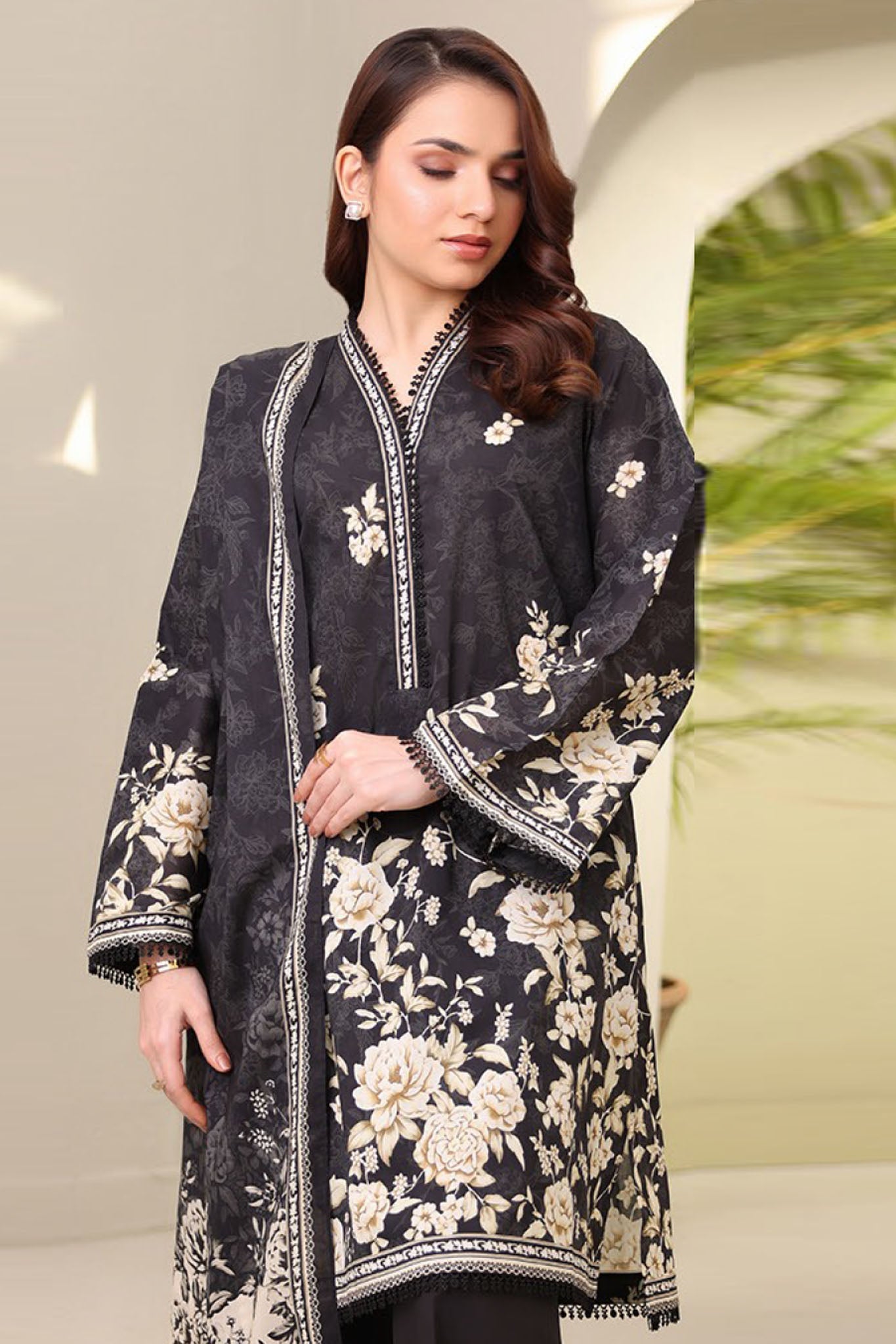 Zellbury Unstitched 3 Piece Lawn Vol-04 Collection'2025-WUS-0331