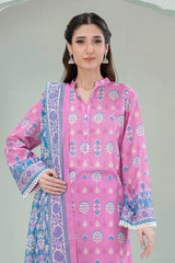 Zellbury Unstitched 3 Piece Lawn Vol-06 Suit-WUS-0385